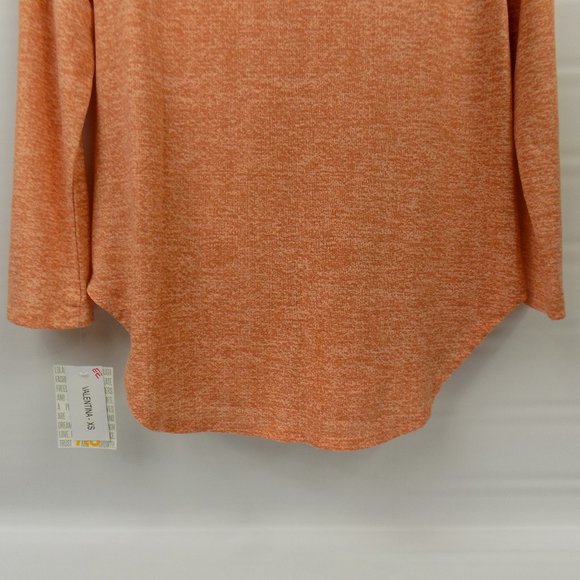 LuLaRoe Valentina Collared Button Front Top XS NWT - Picture 6 of 14